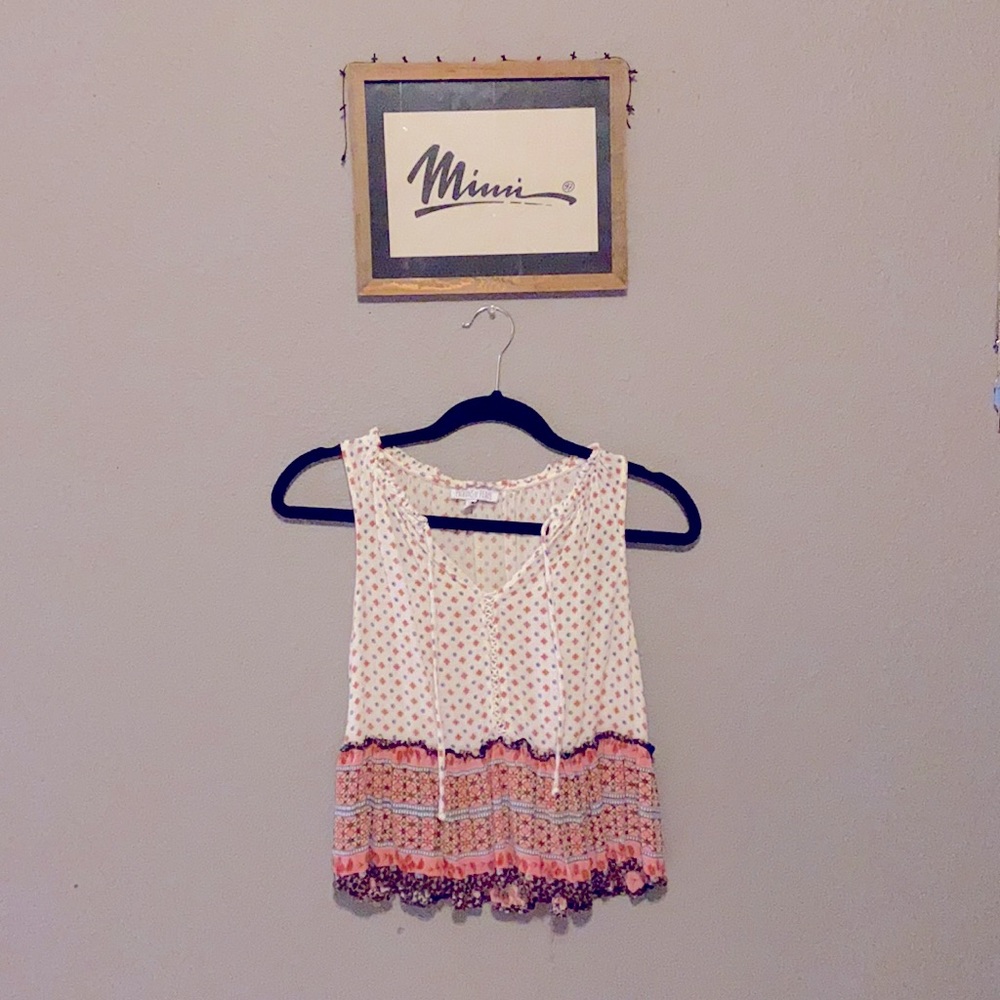 Soft patrons of peace blouse !💜
